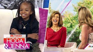 10-year-old professional photographer takes pics of Hoda & Jenna