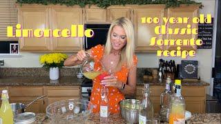 Limoncello, 100 year old Classic Sorrento Recipe 