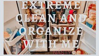 EXTREME CLEAN AND ORGANIZE WITH ME | Nasty build up | Hailey Cormier