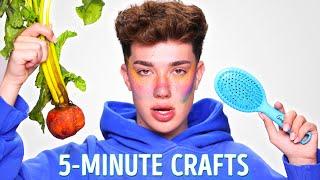 I'M LOSING MY MIND OVER 5 MINUTE CRAFTS MAKEUP HACKS