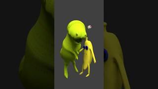 Bananu And Dainy Again And Again Position Change  #shorts #funny #animation