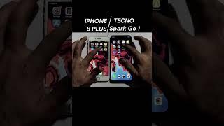 iPhone 8 Plus vs Tecno GO 1