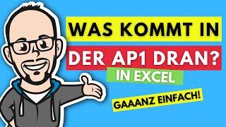 Was kommt 2025 in der AP1 Büromanagement in Excel dran?