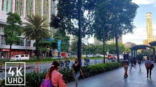 4K 60FPS | Exploring and Walking in the Busy Streets of Makati City