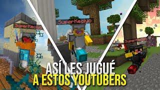 ASI JUGUÉ el TORNEO de SKYWARS de YOUTUBERS!! - Minecraft PvP.