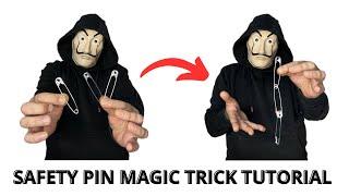 Safety Pin Magic Trick Tutorial 🪄