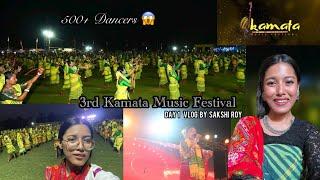 Kamata Music Festival | Day 1 | Vlog by Sakshi Roy | Koch Rajbongshi Girl | at Assam