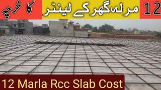 12 Marla Rcc Slab Cost In pakistan | 12 marla house construction cost