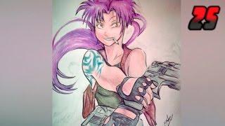 REVY! SPEED ART- Black Lagoon Artwork.