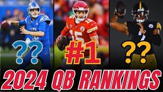 Ranking All 32 NFL Starting Quarterbacks | 2024 QB Tier List Ranking