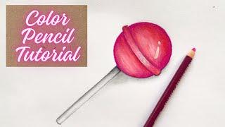 Lollipop | Colored Pencil Tutorial