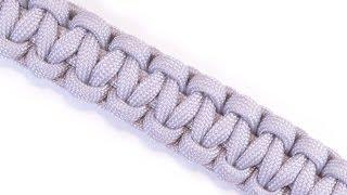 How To Make a Basic Solomon Cobra Paracord Bracelet with Buckle - BoredParacord