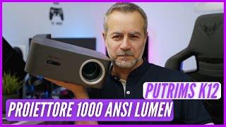 Proiettore Putrims K12 - 1000 Ansi Lumen   La recensione completa e Unboxing #putrims