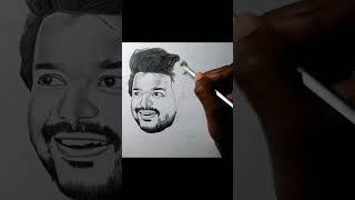 Varisu Vijay and Rashmika mandanna Drawing / Varisu movie / Arun ArtBook #shorts #varisumovie #vijay