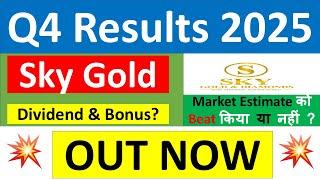 SKY GOLD Q4 results 2025 | SKY GOLD results today | SKY GOLD Share News | SKY GOLD Share latest news