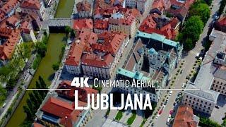 LJUBLJANA  Drone Aerial 4K | SLOVENIA