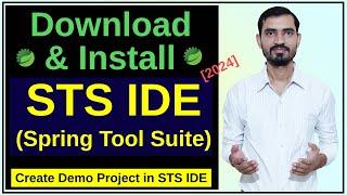 #3 How to Download & Install STS for Windows | Create Demo Spring Boot Project in Spring Tool Suite