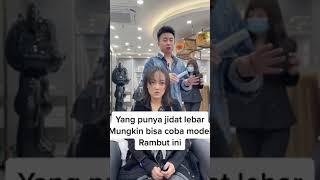 MODEL RAMBUT WANITA JIDAT LEBAR