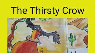 The Thirsty crow story in English | Storytelling of the Thirsty Crow | Moral stories for kids.