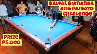 5,000 Pesos No Rail Challenge | Anim Na Bola Papasukin Na Hindi Babanda Sa Rail | Fun Pool Challenge