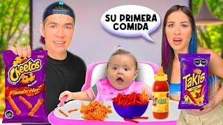 Nasya come comida PICANTE por primera vez *Asi reaccionó*  | Mau Mcmahon