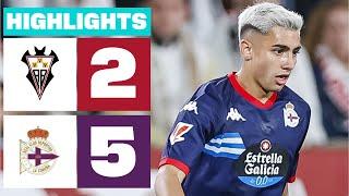 ALBACETE BP 2 - 5 RC DEPORTIVO | HIGHLIGHTS LALIGA HYPERMOTION