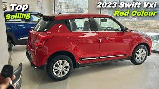 Maruti suzuki swift vxi 2023 price & features ️ 2023 Swift vxi Red colour !!!