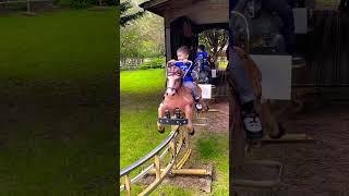 Horse ride At Gulliver’s Land Theme Park UK #shorts #viralshorts #ytshorts #fyp #themepark