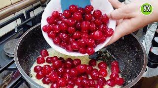 This has never happened before! Cherry Dumplings in 10 Minutes - My Dough Trick