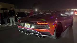 This Lamborghini Crashed the Car Scene vlog Part 1