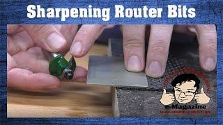 How to sharpen your own router bits with a diamond hone