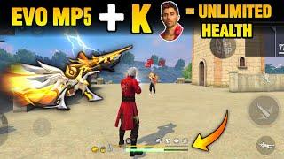 NEW EVO MP5 SPECIAL ABILITY TEST | UNLIMITED HEALTH  GARENA FREE FIRE