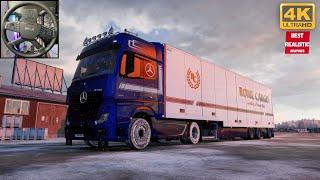 Mercedes MP4 1845 Euro 5 EVR Sound Realistic Driving PNG-Winter #mercedes #truck #realistic #driving