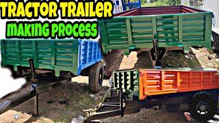 Tractor trailer making full process step by step body fabrication Awesome making