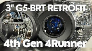 4th Gen 4Runner - 2.5" Halogen to 3" Bi-Xenon G5-BRT Projector Retrofit