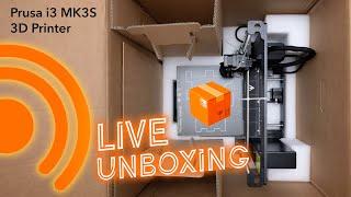 LIVE: Unboxing the Prusa i3 MK3S 3D Printer