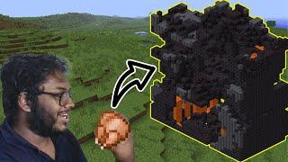 Minecraft But....Eating food spawns structures! with @chimbuthegamer