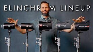 Comparing all of the current Elinchrom flash units, including the ONE, THREE, FIVE, ELC 500 & ELB500