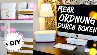 werbung - Mehr Ordnung im Büro - Boxen Lösung #WOHNPRINZ