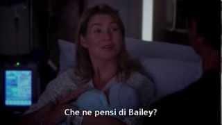 Meredith, Derek, Zola e Bailey 9x24 - Scena Finale Sub ITA