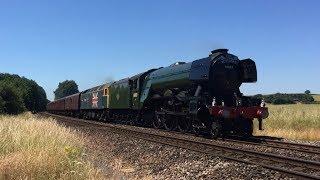 A Sunny Scotsman 60103 Flying Scotsman on The Yorkshireman 30th June 2018