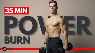 35-Min HYBRID Dumbbell & Bodyweight Workout | Intense Full Body Burn | 500+ kcal 