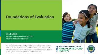 Fundamentals of Evaluation