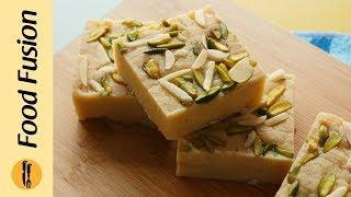 Meethi Khoya Barfi Recipe By Food Fusion