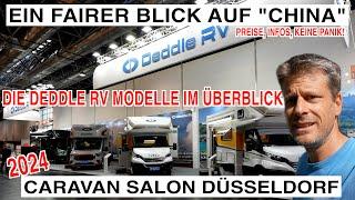 WELCOME TO CHINA, DEDDLE RV aus CHINA, ALLE FAHRZEUGE,  Caravan Salon Düsseldorf 2024, MESSESTAN