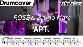 APT. - ROSÉ & Bruno Mars [Drum cover/드럼악보/가사/score] (로제 & 브루노마스)