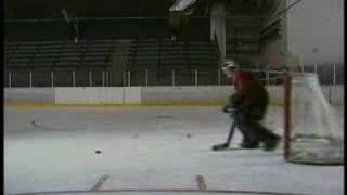 goalie in training