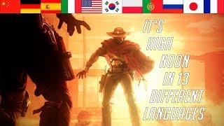 It's High Noon in 13 Different Languages | Overwatch McCree | Multilanguage