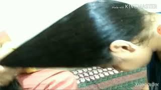 Sikh Punjabi boy very long thick hair braiding