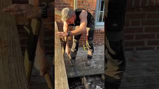 How to demolish a deck without destroying your house